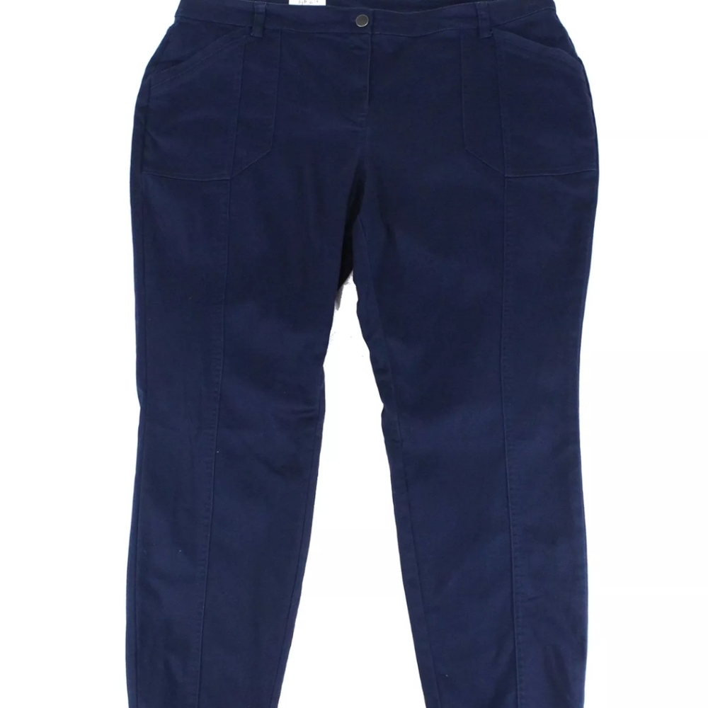 NWT Style & Company, blue, casual, mid-rise pants
